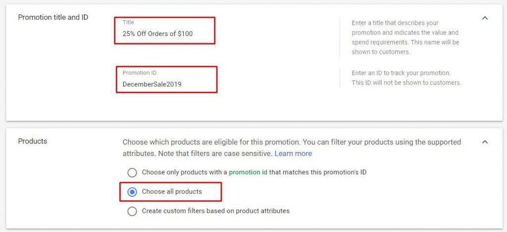 20200109 How to Add Promotions in Google Merchant Center 7