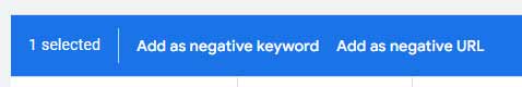 Add as a Negative URL Add as a Negative URL google image