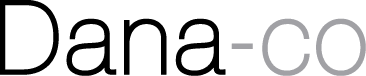 Dana-CO logo with 'Dana' in black and '-CO' in gray lettering.